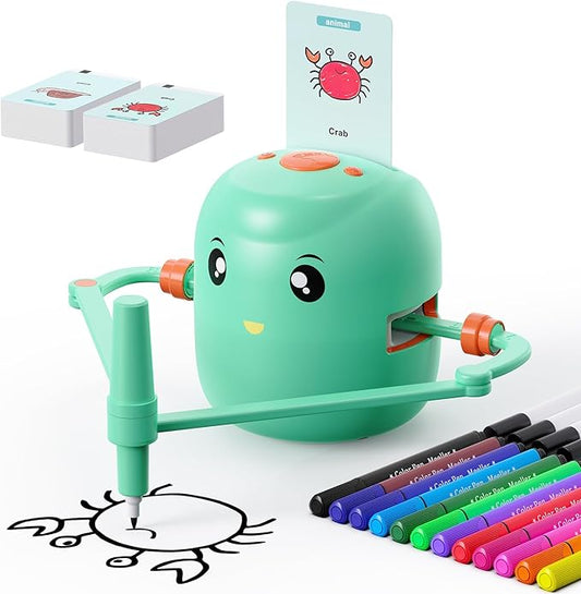 DRAWLY Kids Drawing Robot | Screen-Free Sketching & Creative Learning for Ages 3+